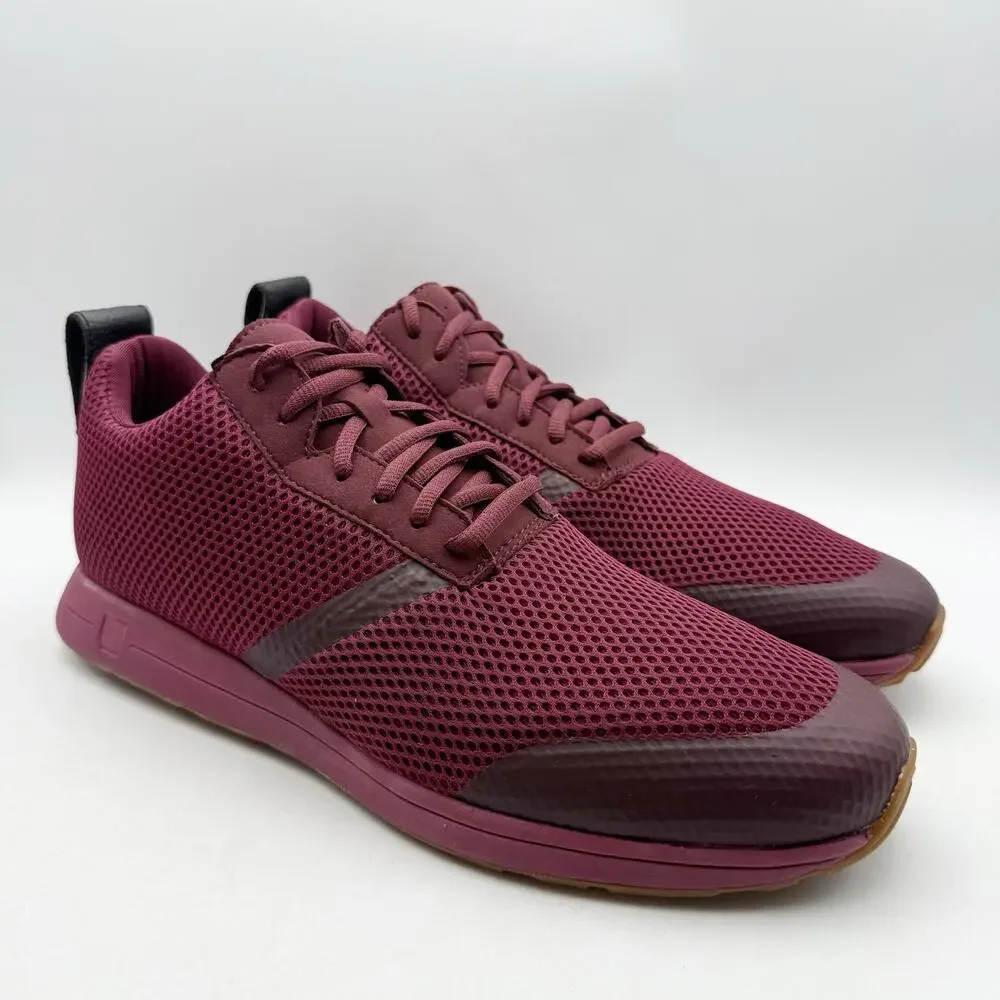 YORK Athletics Mens The Henry Mid Trainer Sneakers US 10.5 Red Black NIB